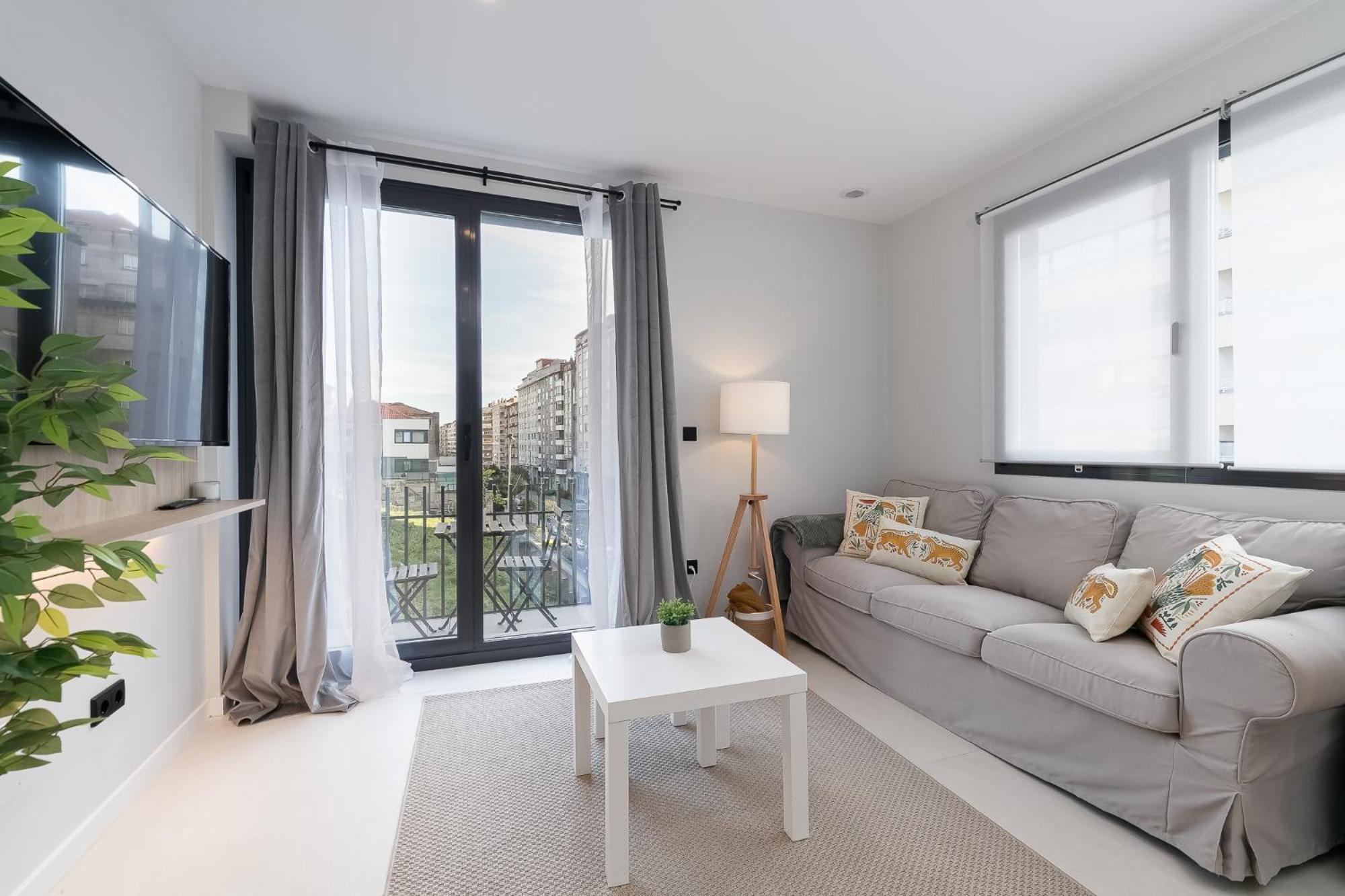Elegante Y Luminoso En Vigo - Apto 6 By Cabana Rentals Eksteriør bilde