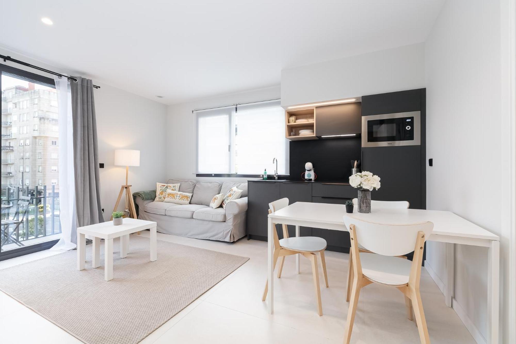 Elegante Y Luminoso En Vigo - Apto 6 By Cabana Rentals Eksteriør bilde